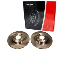 2X Maxgear Bremsschebeiben 257Mm Voll Vorne Passend FÜR Alfa Romeo 145 146 155