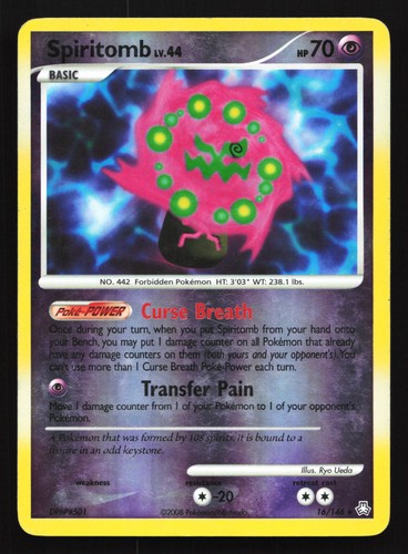 Spiritomb 16/146 Legends Awakened Holo Rare Reverse Holo Pokemon Card