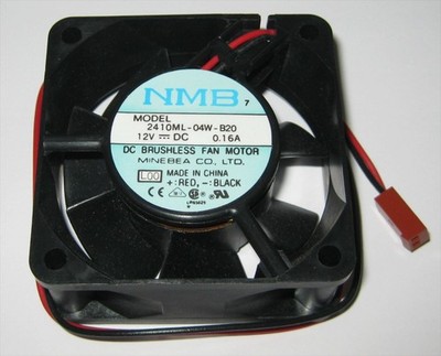 10pcs NMB BRUSHLESS 60mm Fan 12V DC 16.9CFM 25mm Thick 2410ML-04W-B20 MODEL