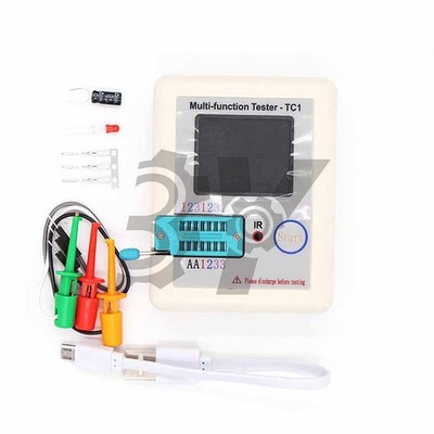 Transistor Multifunction Tester Diodes Full Color Graphics LCD Display LCR - TC1