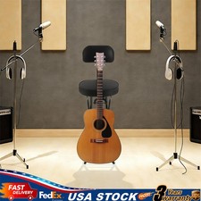 Guitar Stool W/Guitar Stand Foldable Music Chair W/Backrest Padded Chair