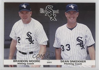 2001 Grandstand Bristol White Sox Brandon Moore Sean Snedeker 0kz8