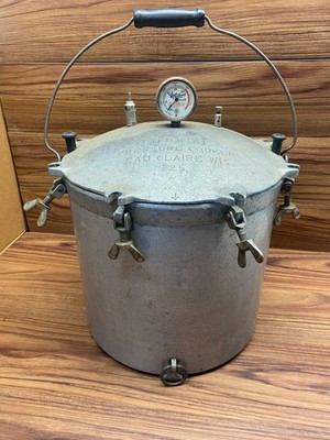 HUGE Vtg National Pressure Cooker Eau Claire Wis. 25 Qt Canner UNTESTED AS IS
