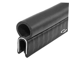 Car Door Rubber Seal Strip, Fits 1/16" Edge, Trim Seal with Top Bulb for 20Ft