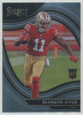 Brandon Aiyuk 2020 Panini Select Field Level RC Rookie #366 San Francisco 49ers