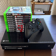 Microsoft Xbox One Console Bundle w/ Controller, Cables, Madden NFL & NBA 2K