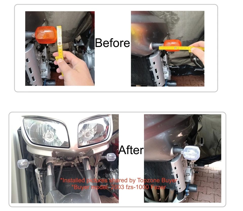 Indicator Turn Signal Lamp Lens For Yamaha 98-2001 YZF R1; 99-2002 YZF R6/YZF600 - Image 4 of 4