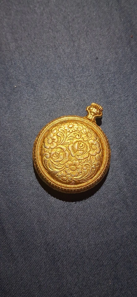 Bucherer Vintage Women's Goldtone Pendant Watch Swiss Made Works - Image 2 of 2