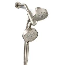 Kohler Purist 23219-G-BN Multifunction Shower Combo Kit Showerhead & Hand Shower