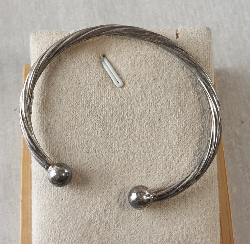 Bracelet Vintage En Argent Massif 58 Mm – Bijou Ancien Argent GB33 LOT