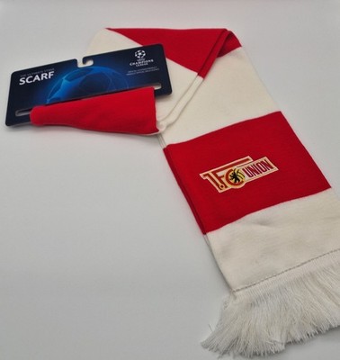 Schal - Blockstreifen ror/weiß Champions League - 1. FC Union Berlin - NEU
