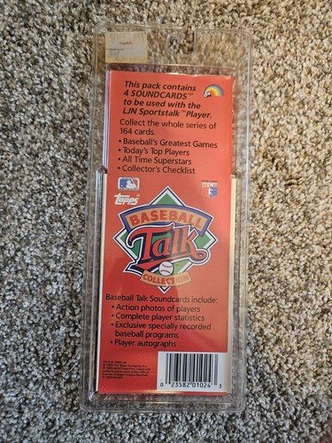 1989 TOPPS BASEBALL TALK FACTORY SEALED PACKS - WS GAME 1/JOYNER/LARKIN/PLESAC - Bild 2 von 2