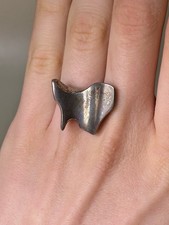 Sterling Silver Modernist Ring, Sz 6.25