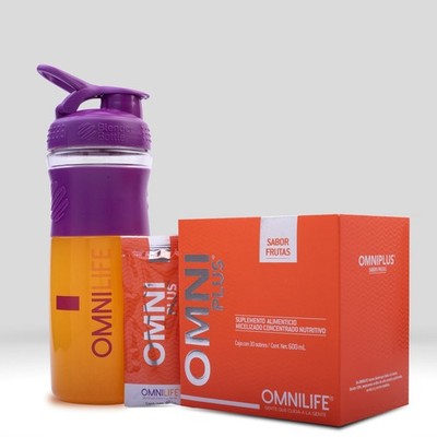 OMNILIFE OMNI PLUS SABOR FRUTAS 30 Packets!