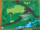 Marx Reissue Dinosaur, or Battleground Military Playset Play Mat - 48" x 36"