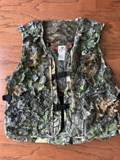 Mossy Oak Turkey Elite 3D Hunting Vest With Back Padding Men’s  XL-2XL