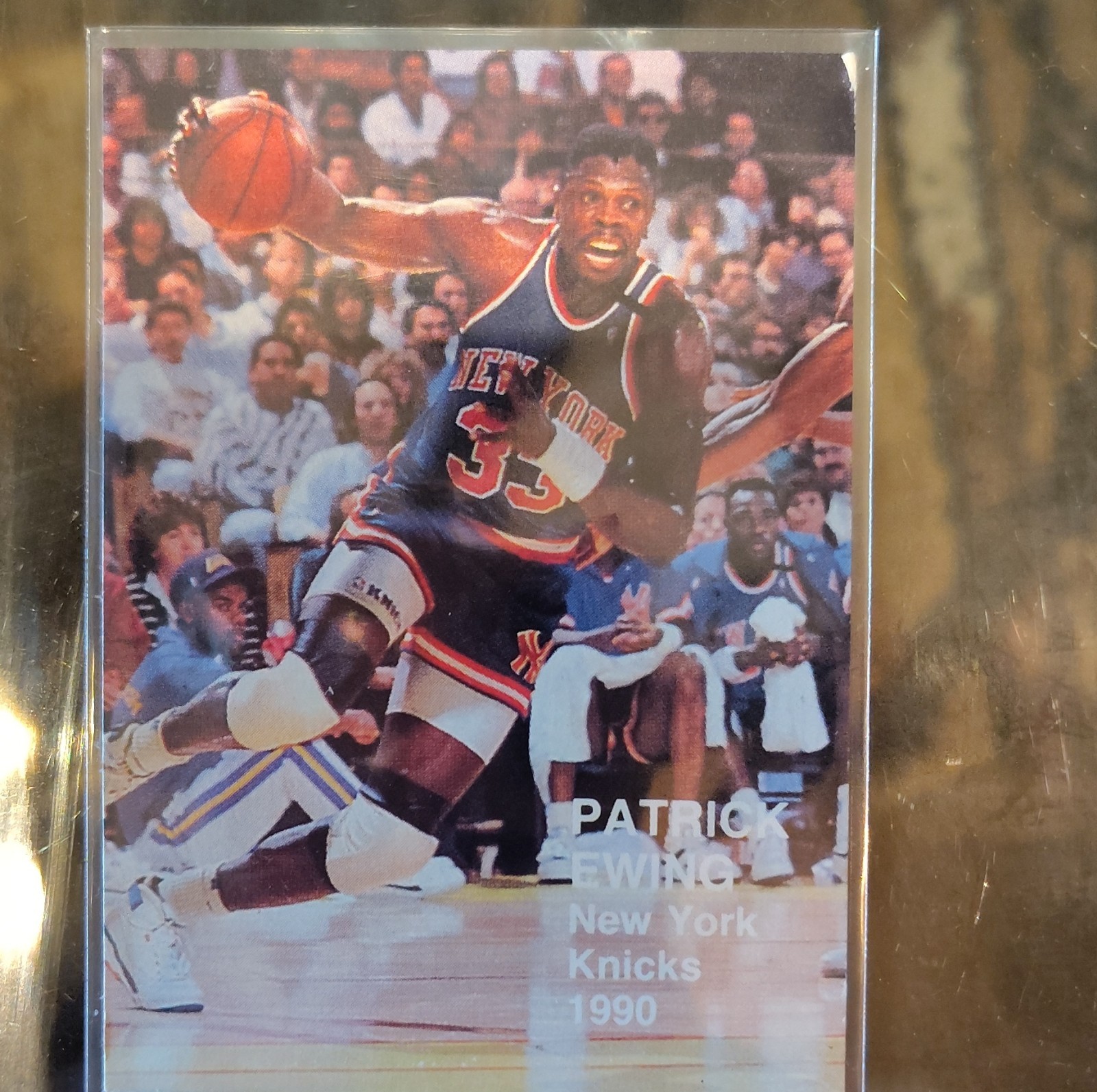 1990-91 NBA Hoops 100 Superstars Patrick Ewing #65 New York Knicks