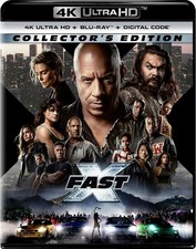 Fast X 4K UHD Blu-ray Vin Diesel NEW