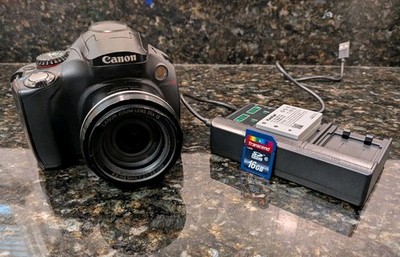 Canon PowerShot SX40 HS Digital Camera 12.1MP 35x Optical Zoom Full HD LCD