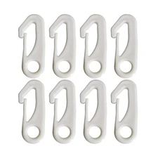 TTSAM Profession Flag Pole Clip Snap Hooks Durable Nylon Flag Clips Flag Pole...