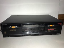 Sony TC-WR520 Dolby B C NR Dual Cassette Deck Auto Reverse new belts/rollers
