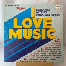 I Love Music - Original Hits By Original Stars - As Seen On TV - Vinyl Record