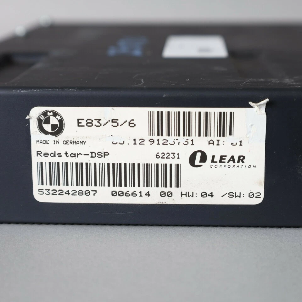 2006-2008 BMW Z4 X3 DSP Top-HiFi Amplifier 65126932417 OEM Used - Image 4 of 4