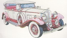 1932 Packard 4 X 6 Card With Information On Reverse B1600