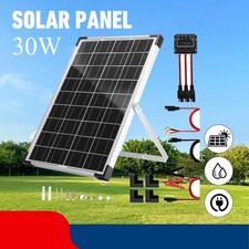 30W Solarpanel Solarmodul Monokrystallin 30 Watt 12V für RV Boot Wohnmobil DE