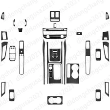 36Pcs Real Carbon Fiber Kits Full Interior Trim For Jaguar F-PACE X761 2016-2020