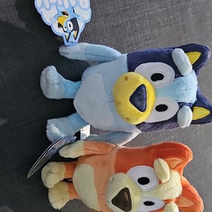 Bluey Bluey & Bingo Dog Plush Stuffed Toys Washable Small 6-14in MPN 13007