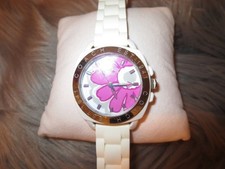 Женские клатчи Coach Purple Flower White