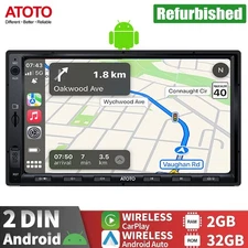 ATOTO 7IN A5L 2DIN Car Stereo GPS Bluetooth Radio Wireless Android Auto CarPlay