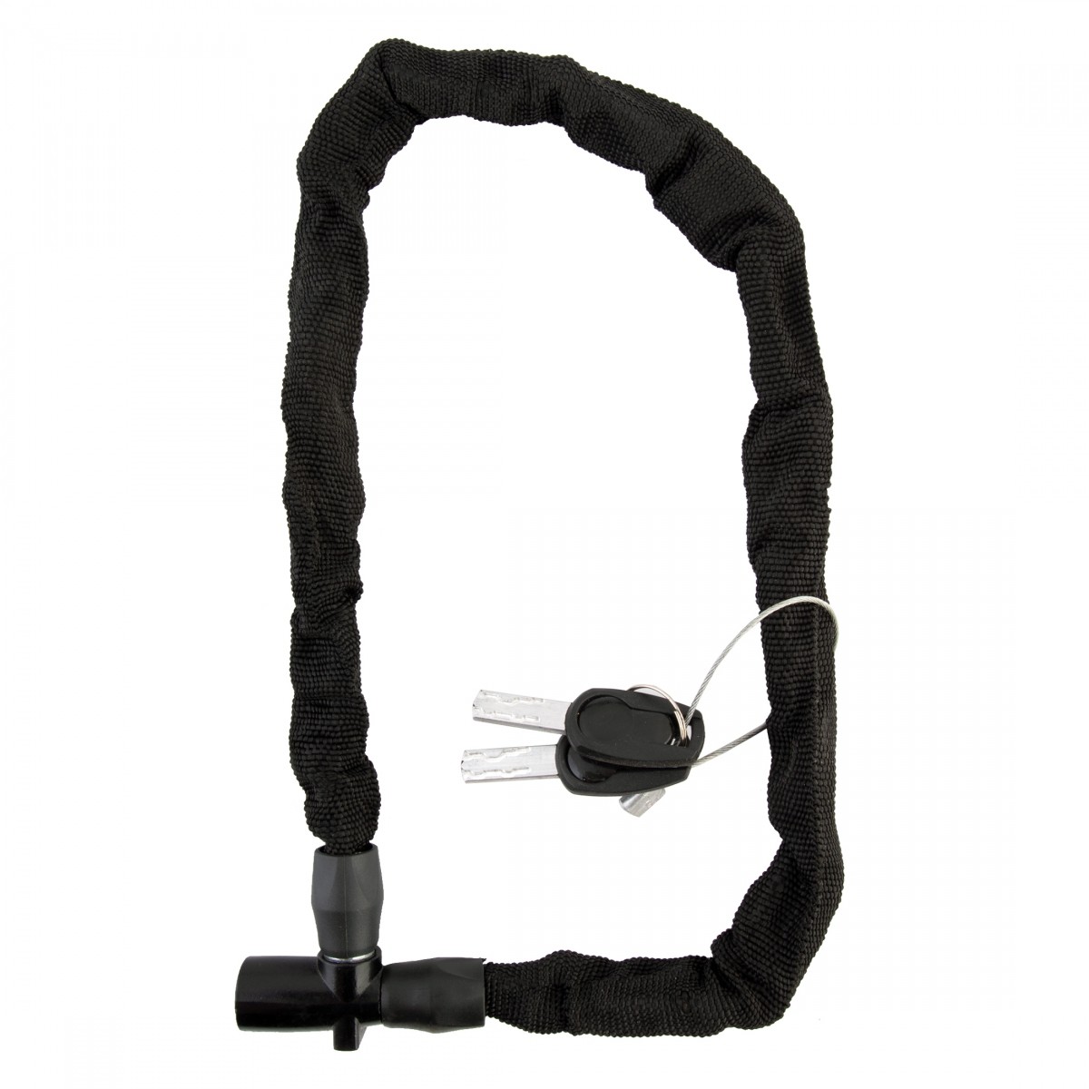 Sunlite 4mm Weather-Resistant Steel Chain Lock with Flat Tumbler Lock - 2 Keys 3890₽