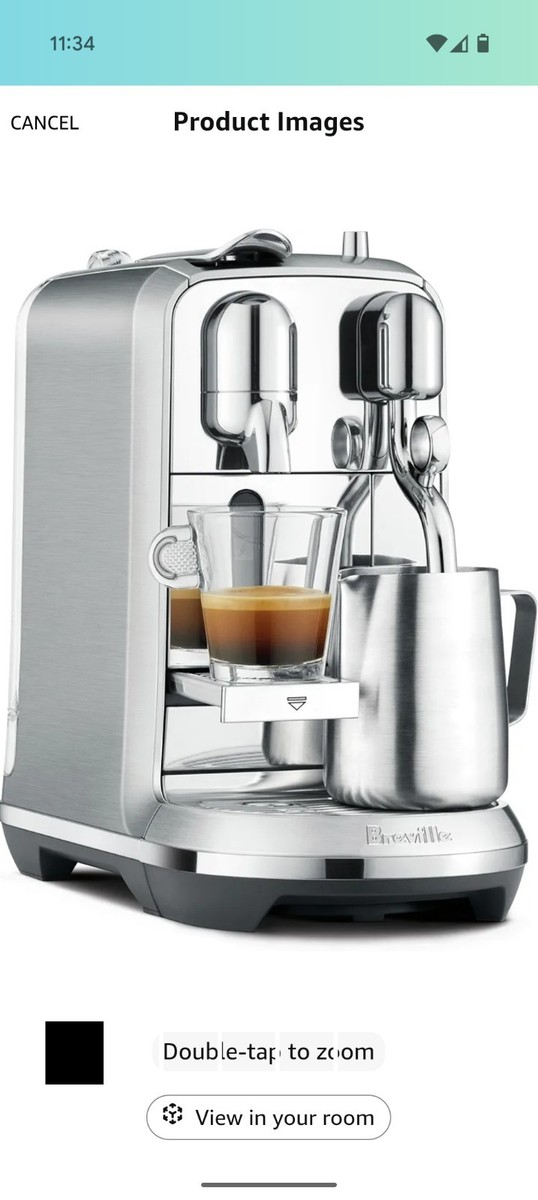 Breville Nespresso Creatista Espresso and Coffee Maker BNE600RCH