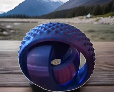 3D Printed Gyro Sensory Fidget Spinner ADHD Stress Reliever Pressure Point ADHD
