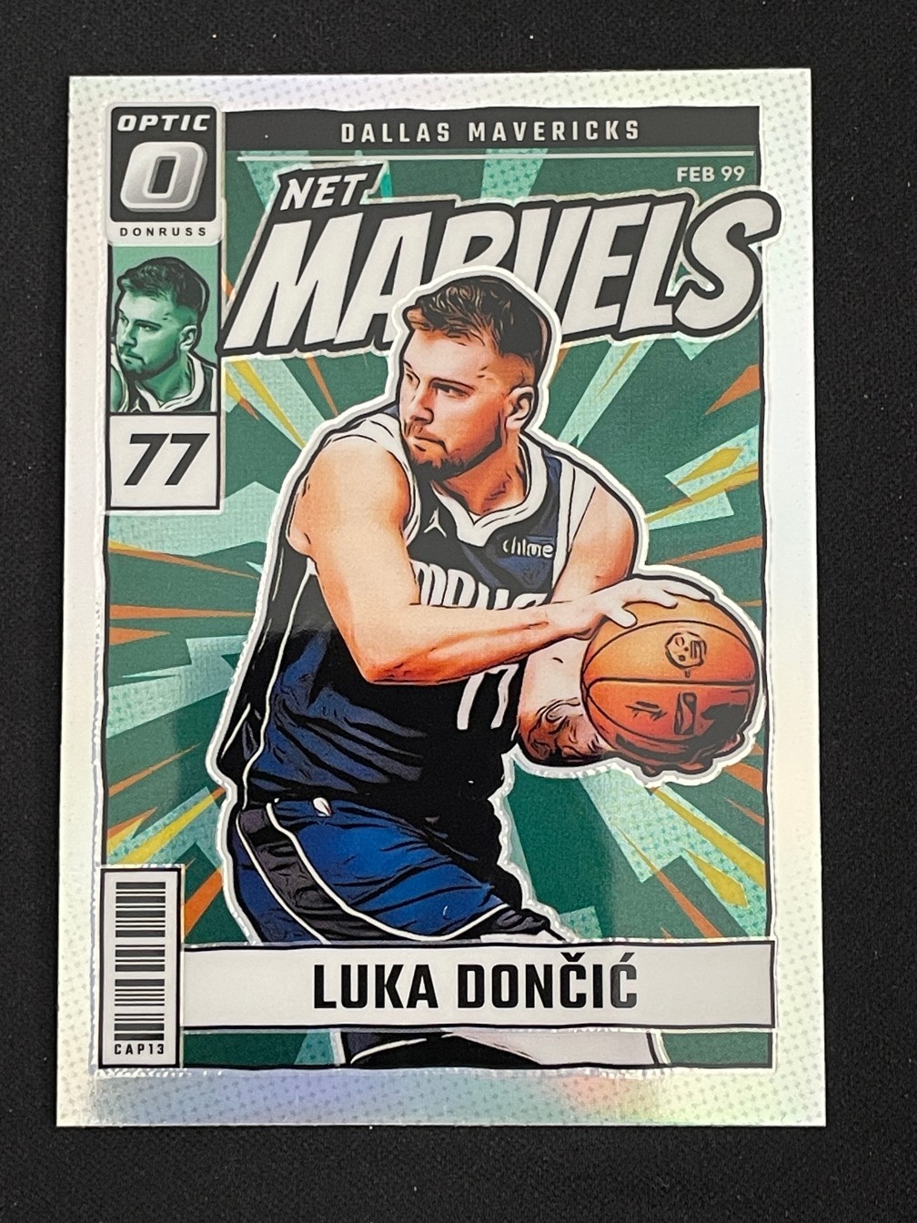 Luka Doncic 2024-25 Panini Donruss Optic Net Marvels Silver #17