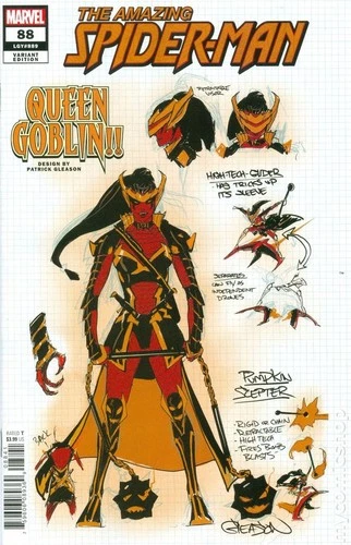 Amazing Spider-Man #88D Gleason Design 1:10 Variant VF 2022 Stock Image