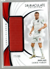 02/74 ジェイミーヴァーディー PANINI IMMACULATE COLLECTION SOCCER DUAL SWATCH AUTOGRAPHS LEICESTER CITY JAMIE VARDY レスターシティ Panini Immaculate Collection
