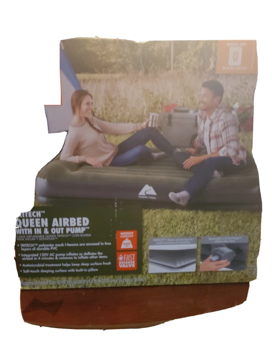 Ozark trail top tritech queen airbed