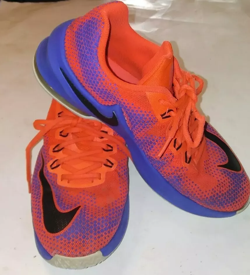 Purple and orange sales basketball shoes