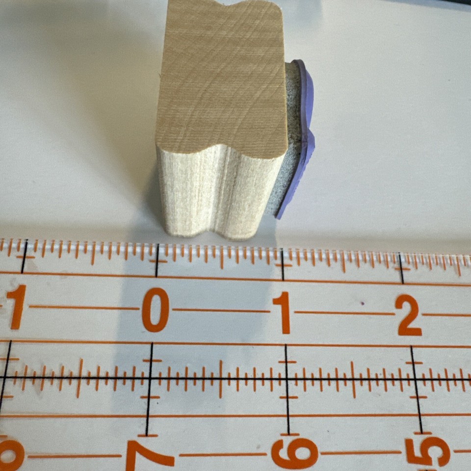 Stampin Up Donut Be Sad Rubber Stamp Wood Mount Cute Funny Single Stamp