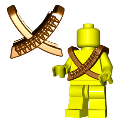 Custom Bandolier for Minifigures Western Cowboys -Pick Color- NEW