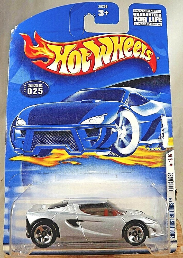 2001 Hot Wheels First Editions #25 13/36 Lotus M250 Gray Lotus Project M250 Base Car Model  