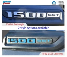 1500 SST Sport Performance Hood Emblem Overlay Decal Stickers - 2025 Ram 1500