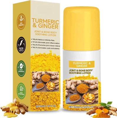 TRENDYFAVE Turmeric & Ginger Pain Relief Cream Joint & Bone Cream for Arthritis Pain Relief