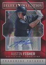 2014 Panini Elite Extra Edition Austin Fisher Rookie Auto #/799 Cleveland RC #80