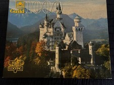 NEUSCHWANSTEIN CASTLE Vintage Golden Guild 1000 Piece Jigsaw Puzzle Complete