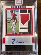 2022 Panini Three and Two - Prospects Elly De La Cruz (RC/AU/MEM) PJA-EC 27/32