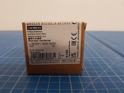 Siemens Hilfsschalterblock 3S+1Ö 3RH2911-1XA31-0MA0